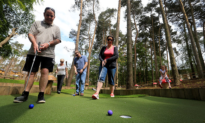 LazyLawn Artificial Grass at Center Parcs Mini Golf