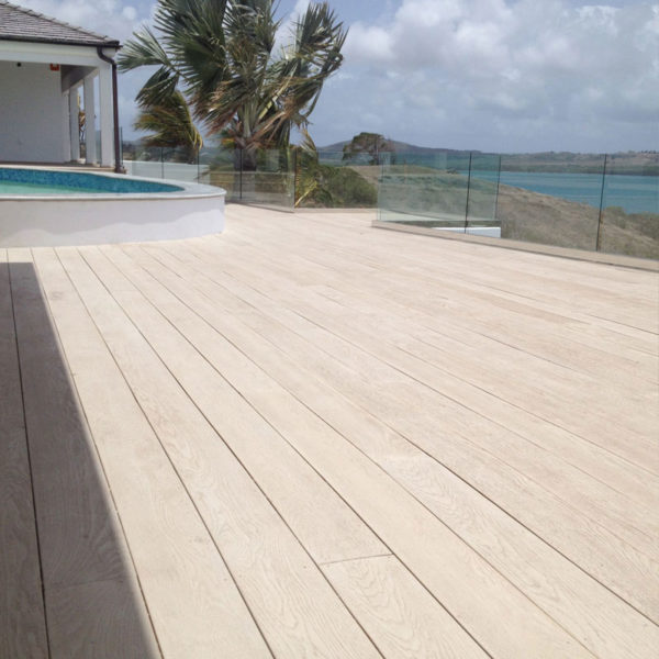 LazyLawn Millboard Decking Enhanced Oak in Limed Oak - In Antigua