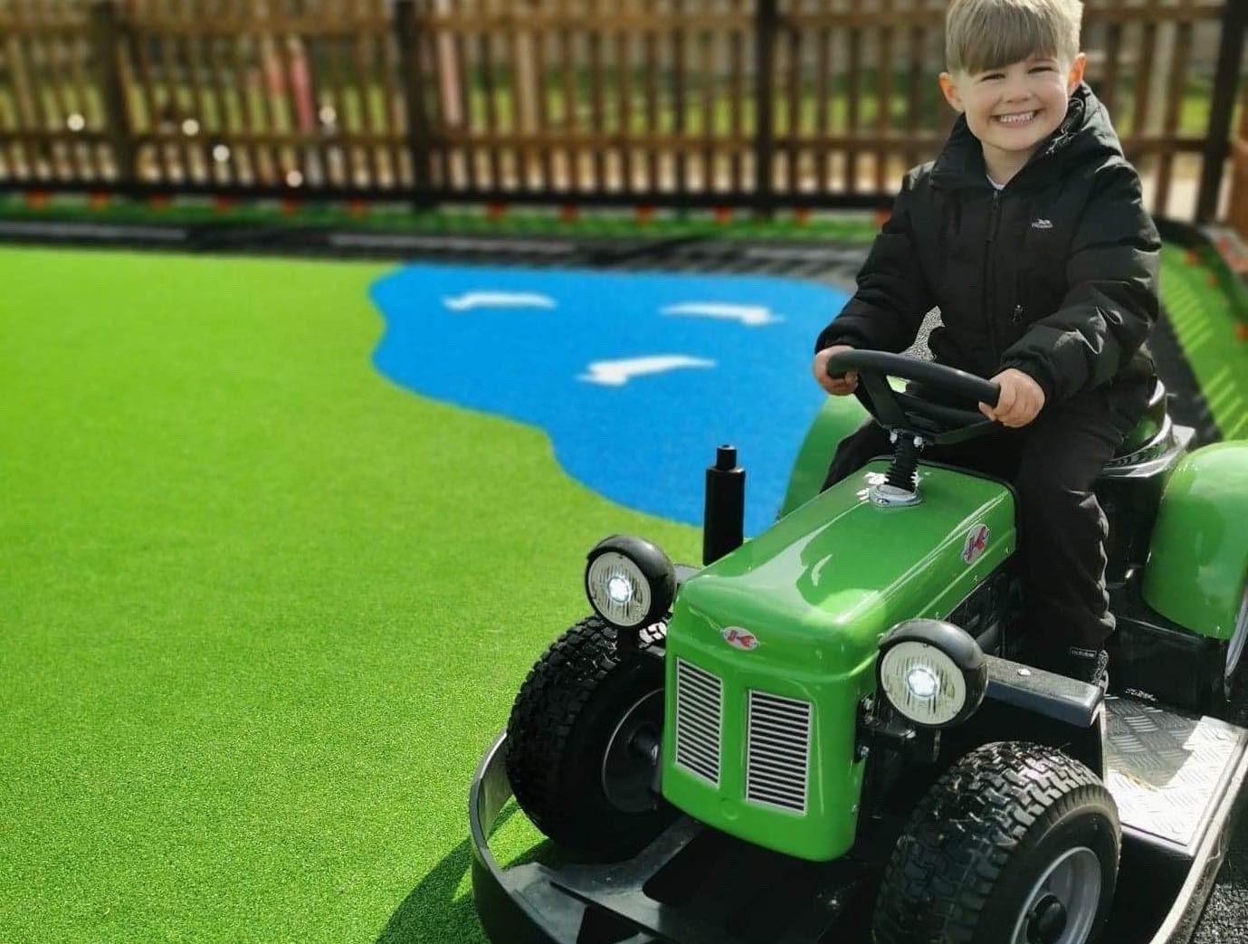 LazyLawn Artificial grass at Church Farm in Burton